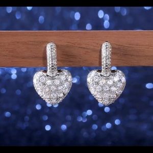 New in box sterling silver drop earrings